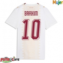 Camiseta Marruecos Brahim Diaz #10 Visitante Equipación para mujer Mundial 2026 manga corta